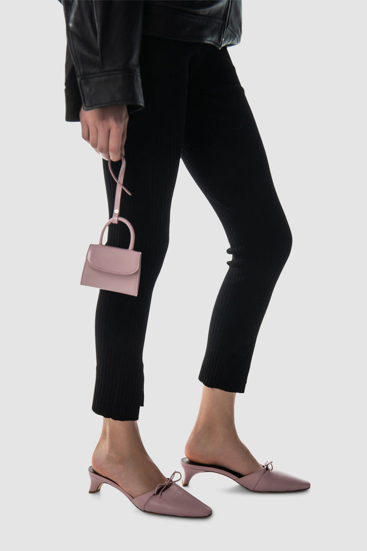 Babybow Leather Mule