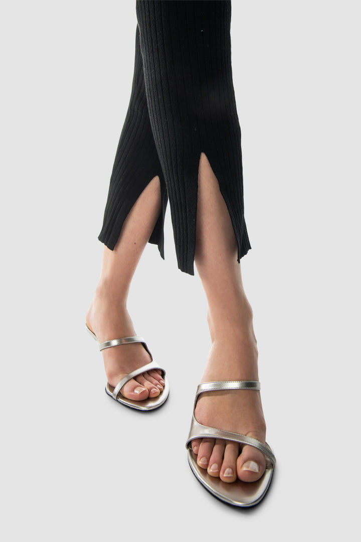 Serena Metallic Mule