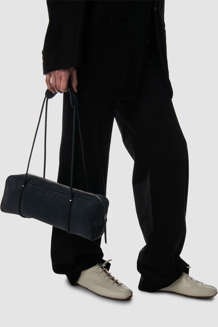 Prudent White Nappa Leather Sneaker