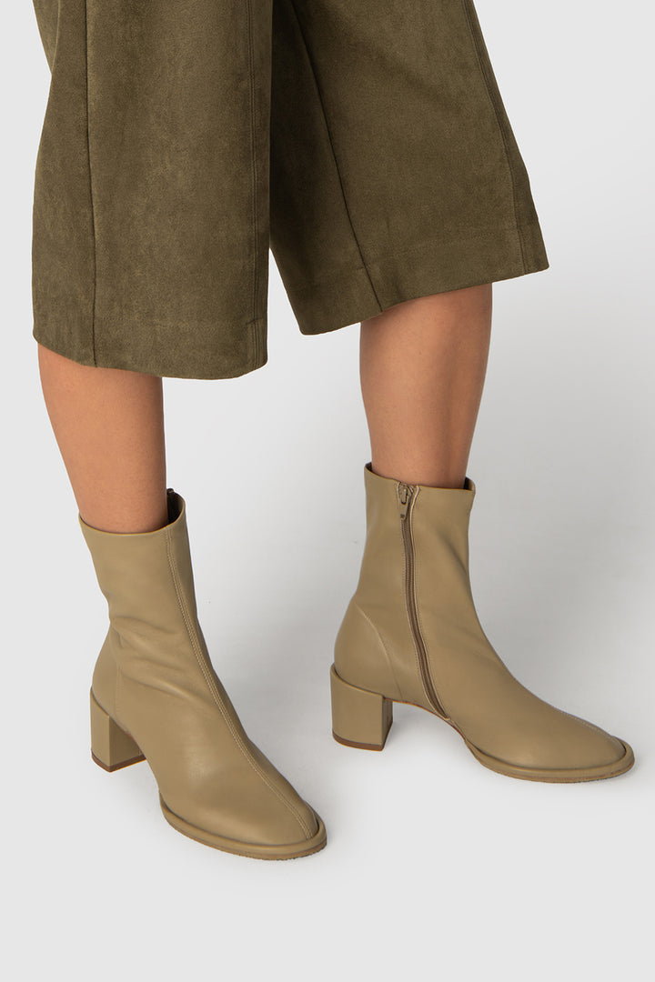 Josiah Mangrove Lamb Nappa Leather Ankle Boot