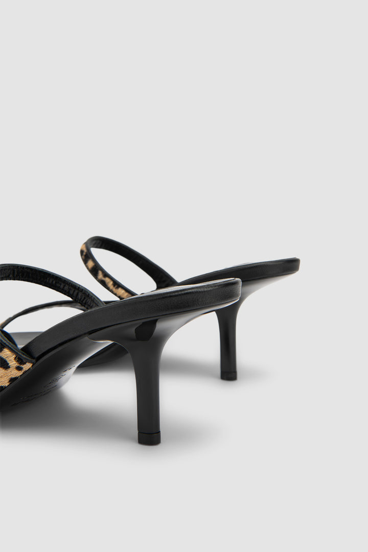 Serena Pony Hair Mule