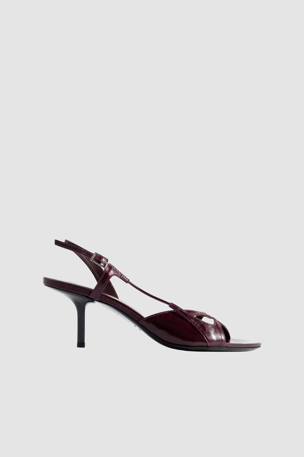 Sierra Grape Calf Leather Slingback Sandal
