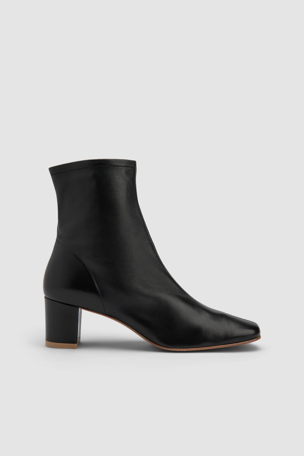 Sofia Black Leather Ankle Boot – BY FAR