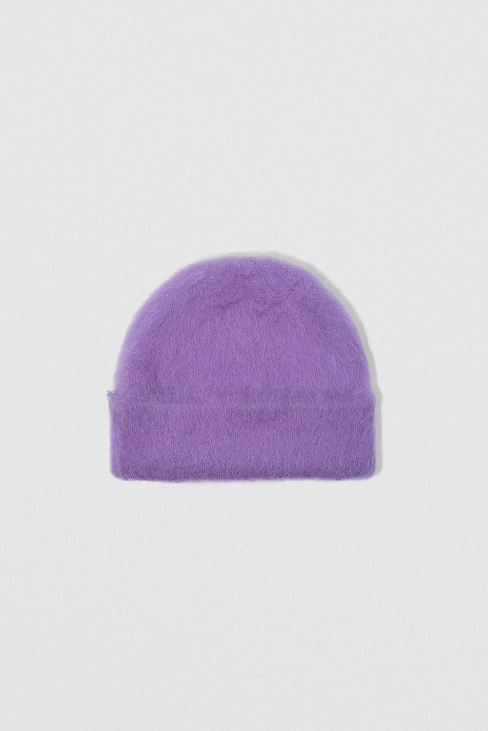 Solid Brushed Hat Lilac Alpaca