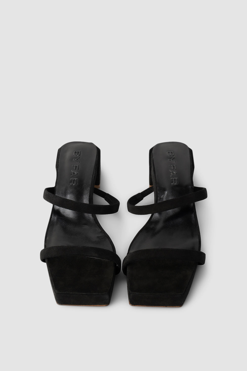 Tanya Flat Black Suede Leather