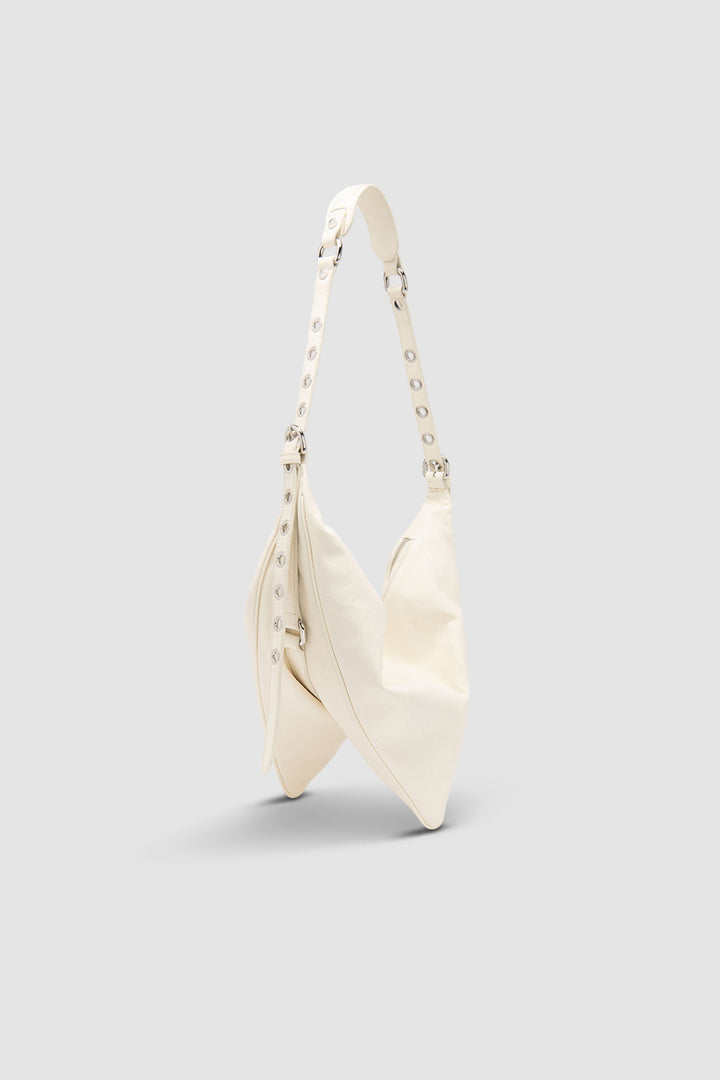Trayana Limewash Washed Leather Crossbody Bag