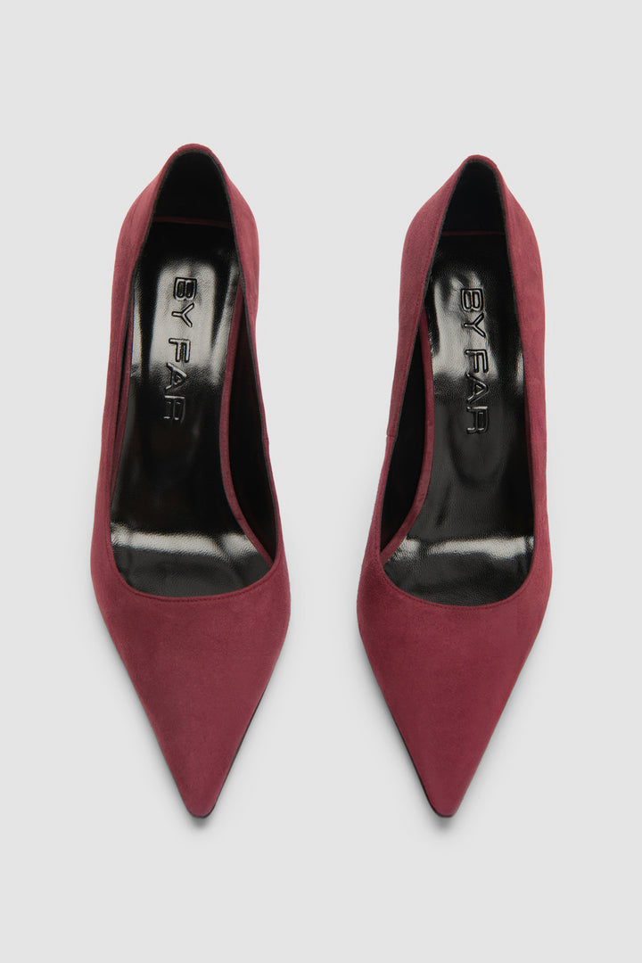 Viva Sour Cherry Suede Leather Pump