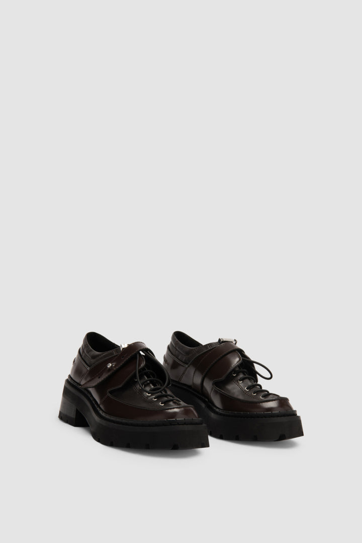 Yaka Creeper Ristretto Semi Patent Leather