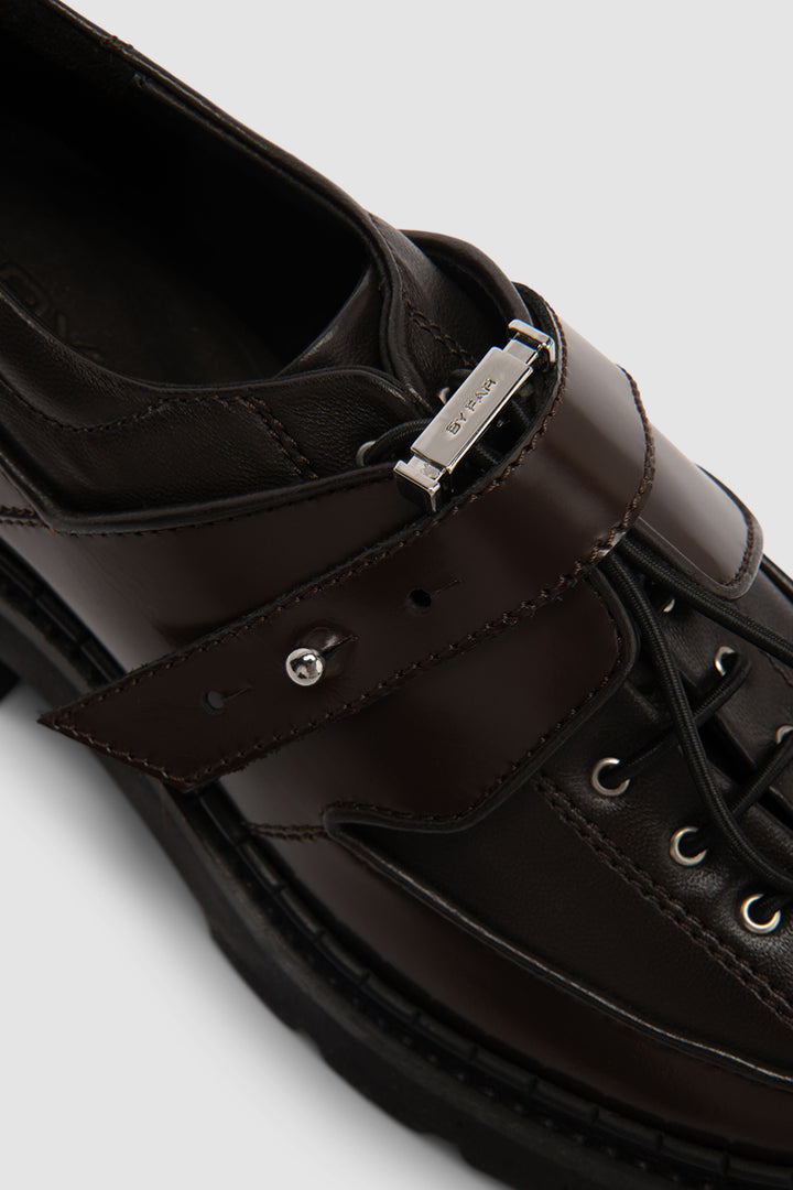 Yaka Creeper Ristretto Semi Patent Leather