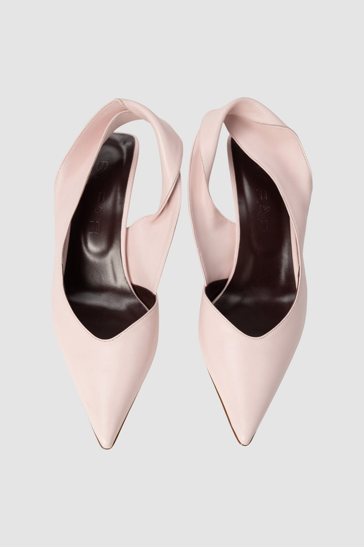Yasha Baby Pink Nappa Leather Pump