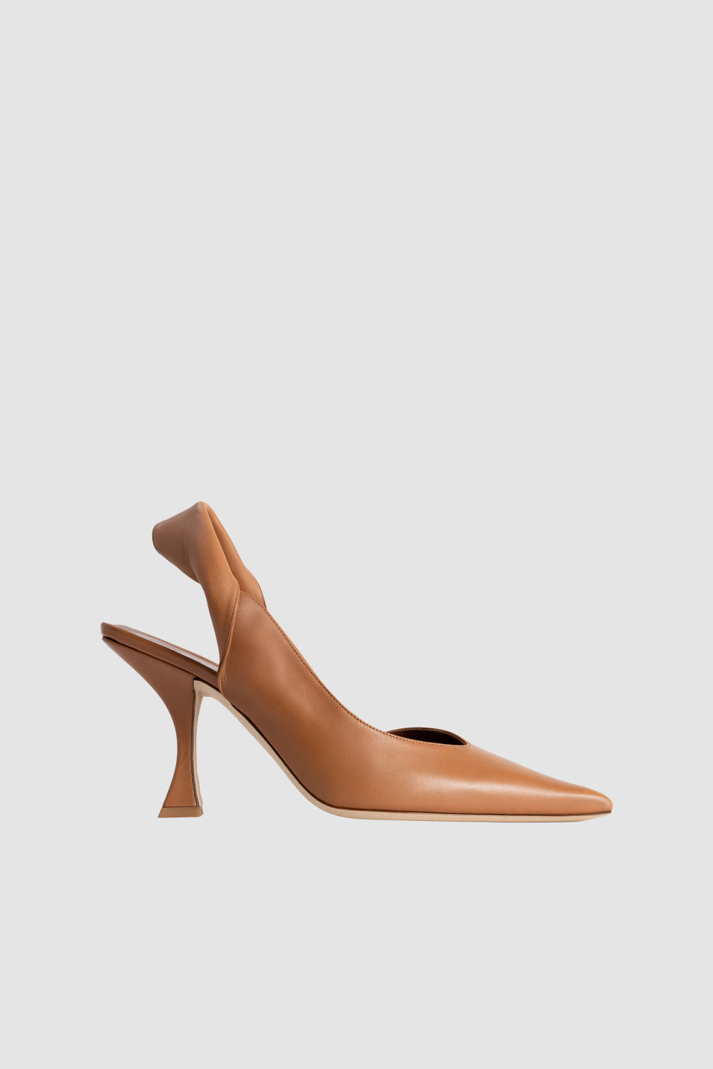 Yasha Summer Tan Nappa Leather Slingback Pump