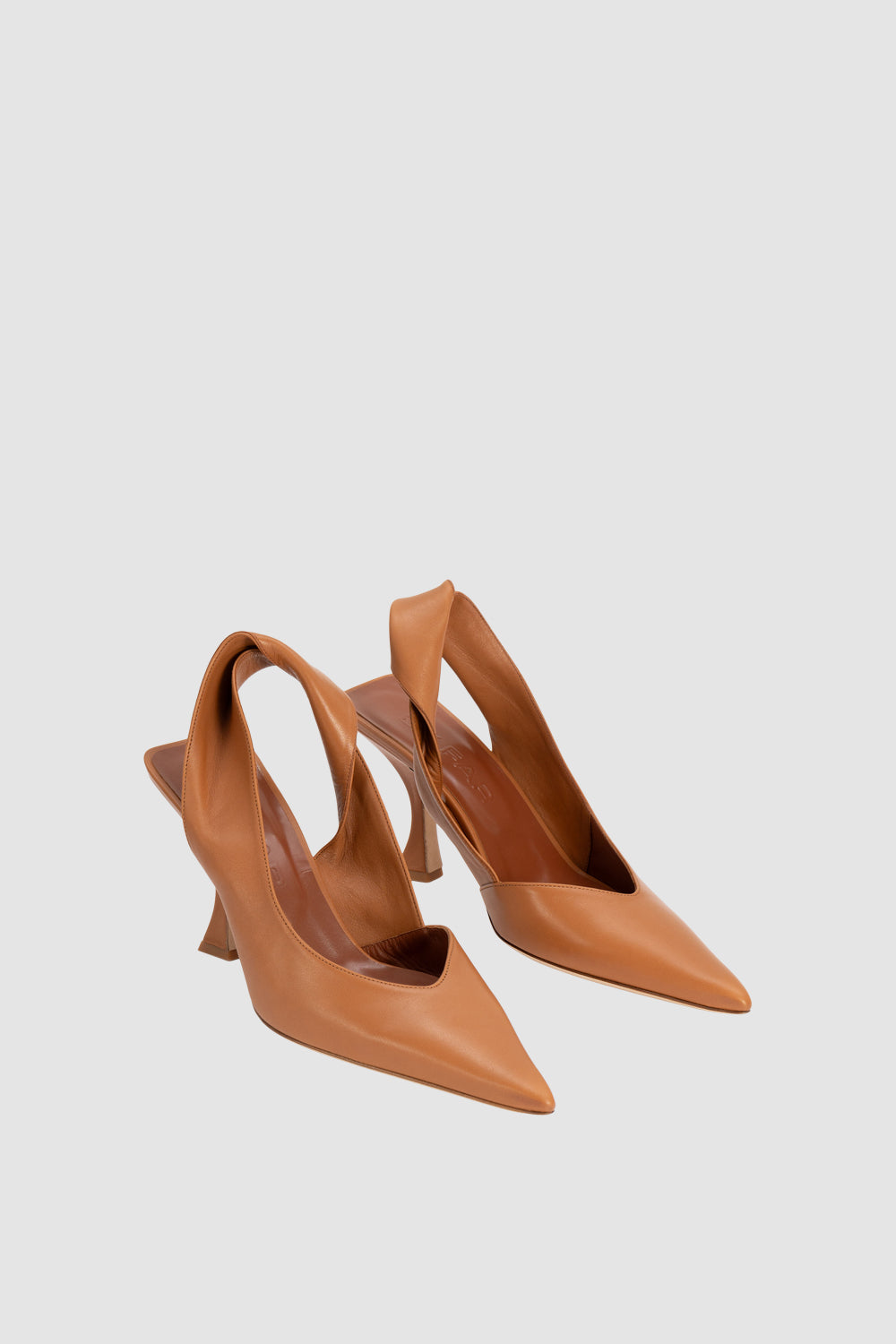Yasha Summer Tan Nappa Leather Slingback Pump