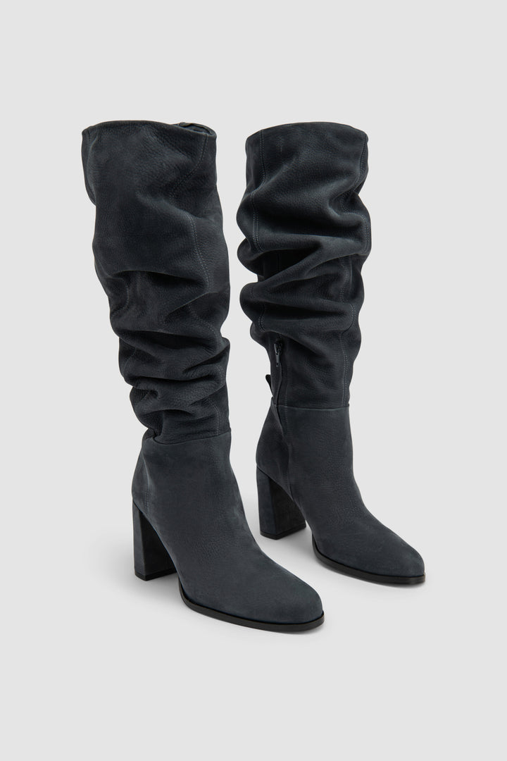 Zoe Nubuck Knee-High Boot