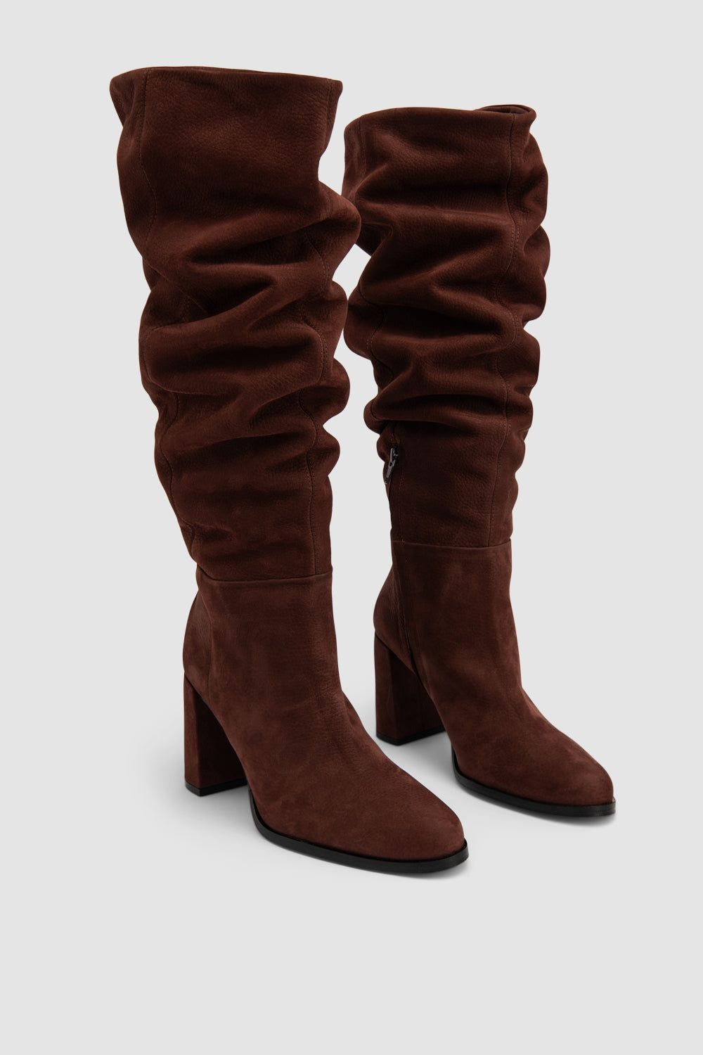 Zoe Nubuck Knee-High Boot