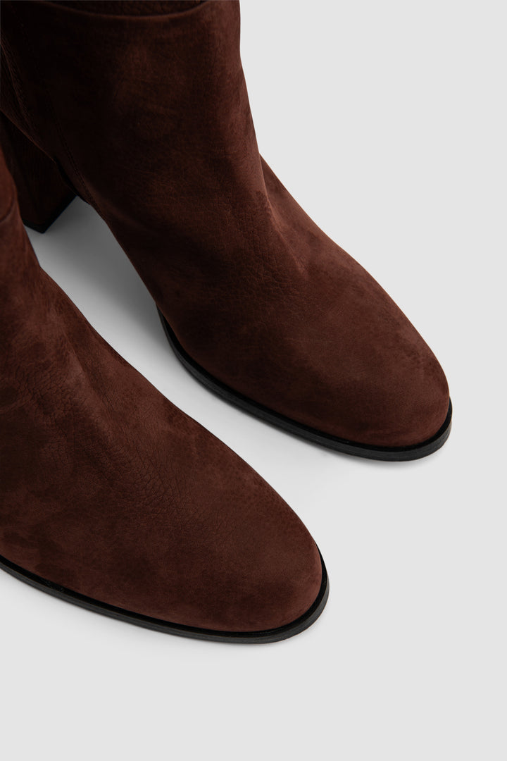 Zoe Nubuck Knee-High Boot