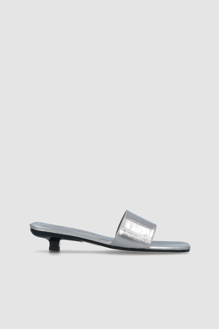 Ceni Inox Eel Embossed Metallic Leather Slip-On