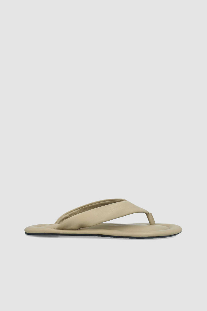 Dasha Mangrove Lamb Nappa Leather Flip-Flop Sandal