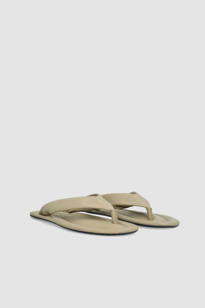 Dasha Mangrove Lamb Nappa Leather Flip-Flop Sandal