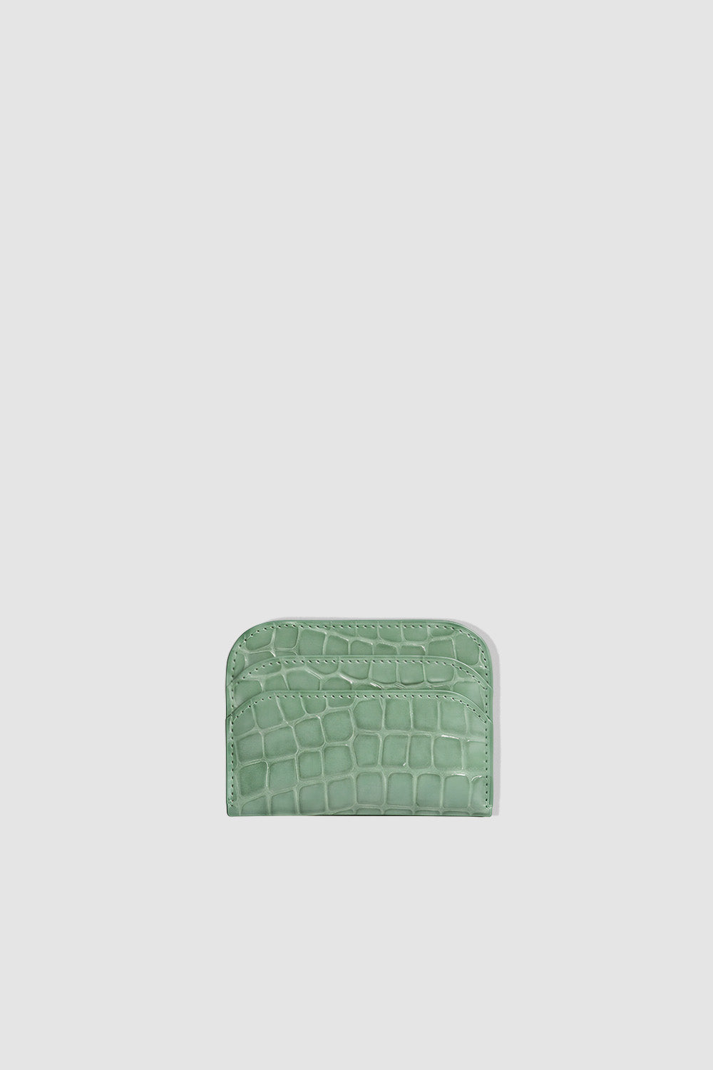 Horizon Fresh Croco Embossed Leather Card Holder