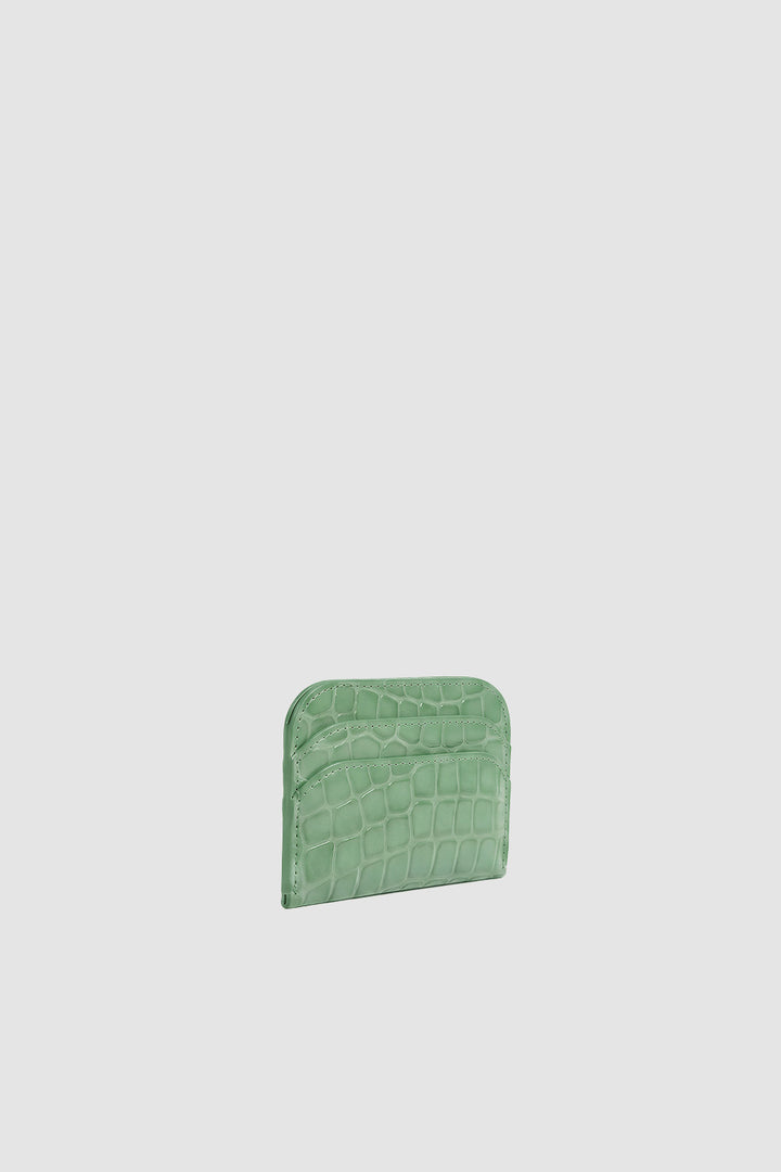 Horizon Fresh Croco Embossed Leather Card Holder