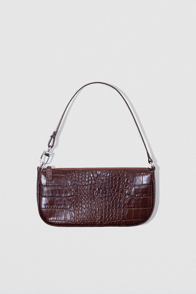 Rachel Nutella Croco Embossed Leather – BY FAR