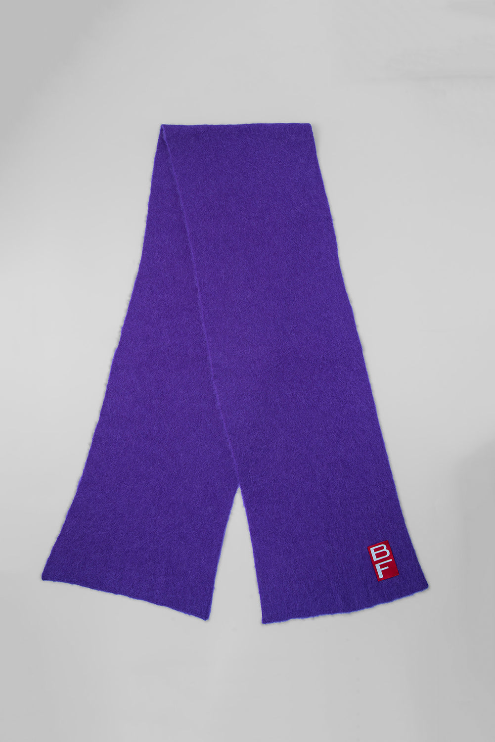 Solid Scarf Ultraviolet Alpaca