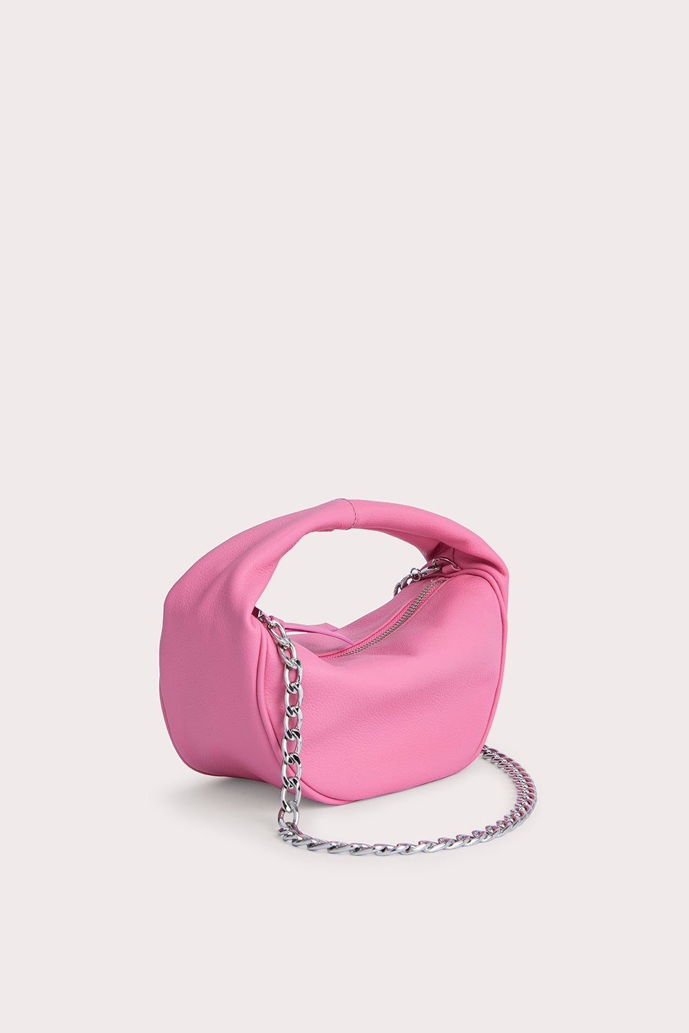 Baby Cush Pastel Pink Small Grain Calf Leather - BY FAR