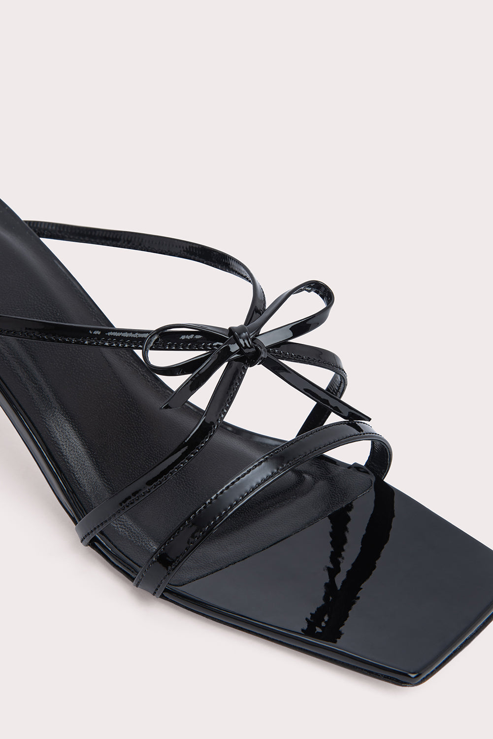 June Black Patent Leather