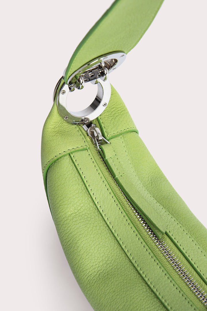 Mini Amira Lime Green Flat Grain Leather