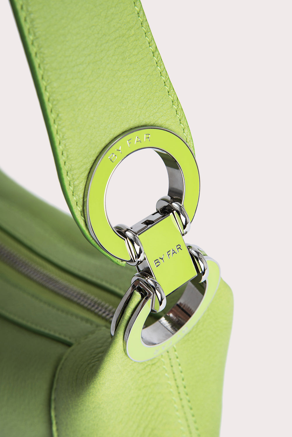 Mini Amira Lime Green Flat Grain Leather