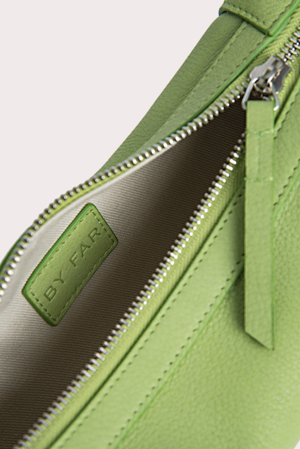 Mini Amira Lime Green Flat Grain Leather