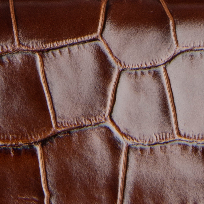 Rachel Nutella Croco Embossed Leather - BY FAR